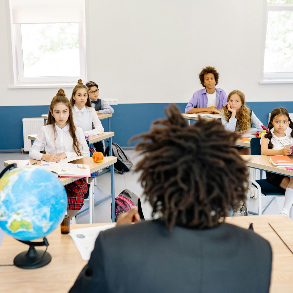 Students Looking at their Teacher